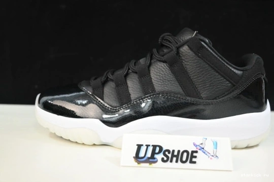 RETRO AV2187 BLACK-WHITE JORDAN 001 LOW AV2187-001 11 AIR 0412